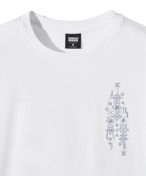 GAKKAI UNIONS(ガッカイユニオンズ)の「サンシャイン刺繍半袖Tシャツホワイト(Tシャツ/カットソー・レディース・その他・MEDIUM/LARGE)」の5枚目の写真