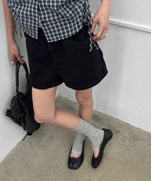 BLACKUP（ブラックアップ）の「[MADE] ルパンカーペンターデニムショーツ（デニムパンツ・レディース・ブルー/ブラック・LARGE/SMALL/MEDIUM）」の15枚目の写真