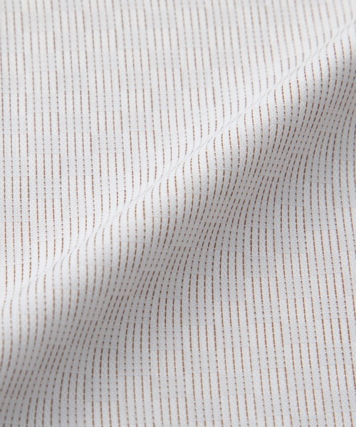 TOKYO SHIRTS(トウキョウシャツ)の「【吸水速乾】 形態安定ノンアイロン ボタンダウン 半袖ビジネスワイシャツ(ビジネスシャツ・メンズ・ベージュ・首回り43cm/首回り42cm/首回り41cm/首回り39cm/首回り37cm)」の5枚目の写真