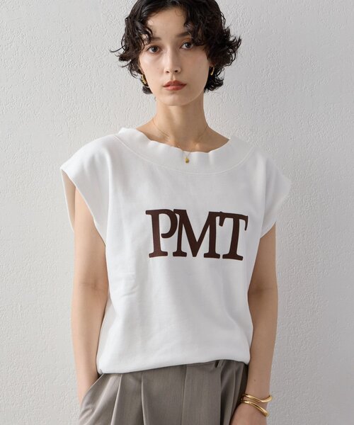 GALLARDAGALANTE(ガリャルダガランテ)の「オフショルスウェットTee(Tシャツ/カットソー・レディース・チャコールグレー/ホワイト・FREE)」の1枚目の写真