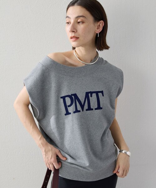 GALLARDAGALANTE(ガリャルダガランテ)の「オフショルスウェットTee(Tシャツ/カットソー・レディース・チャコールグレー/ホワイト・FREE)」の2枚目の写真