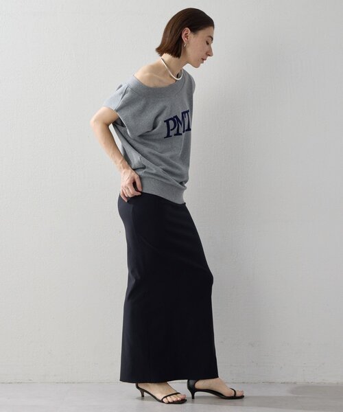 GALLARDAGALANTE(ガリャルダガランテ)の「オフショルスウェットTee(Tシャツ/カットソー・レディース・チャコールグレー/ホワイト・FREE)」の13枚目の写真