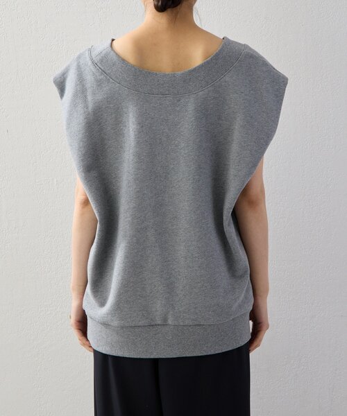 GALLARDAGALANTE(ガリャルダガランテ)の「オフショルスウェットTee(Tシャツ/カットソー・レディース・チャコールグレー/ホワイト・FREE)」の17枚目の写真