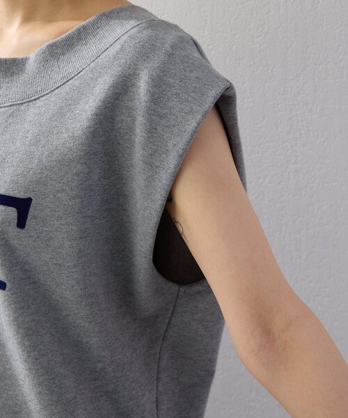 GALLARDAGALANTE(ガリャルダガランテ)の「オフショルスウェットTee(Tシャツ/カットソー・レディース・チャコールグレー/ホワイト・FREE)」の19枚目の写真