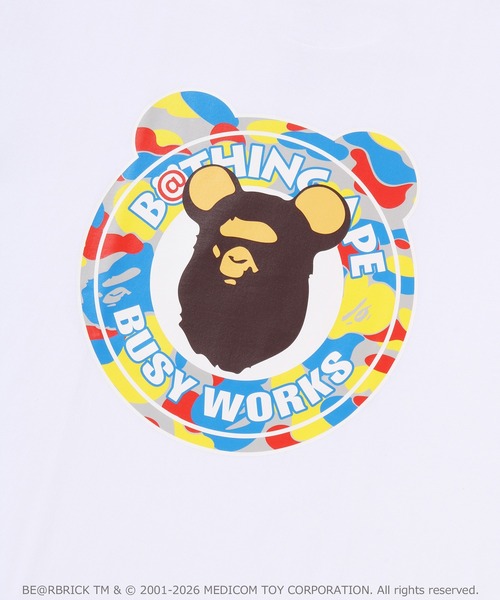 A BATHING APE(アベイシングエイプ)の「BAPE X MEDICOM TOY 30TH ANNIV. BUSY WORKS TEE(Tシャツ/カットソー・メンズ・ホワイト・X-LARGE/SMALL/LARGE/MEDIUM/XX-LARGE)」の3枚目の写真