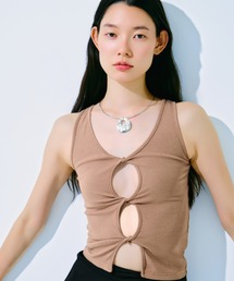 Diner B RIB CROP タンクトップ（タンクトップ）｜Deuxieme Classe