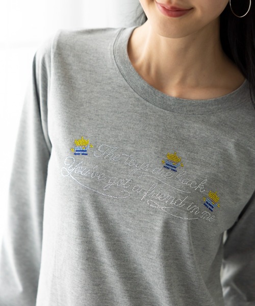 Disney(ディズニー)の「<Disney>【トイストーリー】ピクセルアート調ラインストーンロゴTシャツ(Tシャツ/カットソー・レディース・ブラック/ライトグレー系・X-LARGE/LARGE/MEDIUM/XX-LARGE)」の10枚目の写真