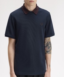 S Motif Sheer Polo Shirt/Sモチーフ シアーポロシャツ（ポロシャツ