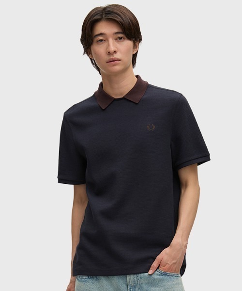 Jacquard Pullover Polo Shirt — жаккардовая пуловер‑поло