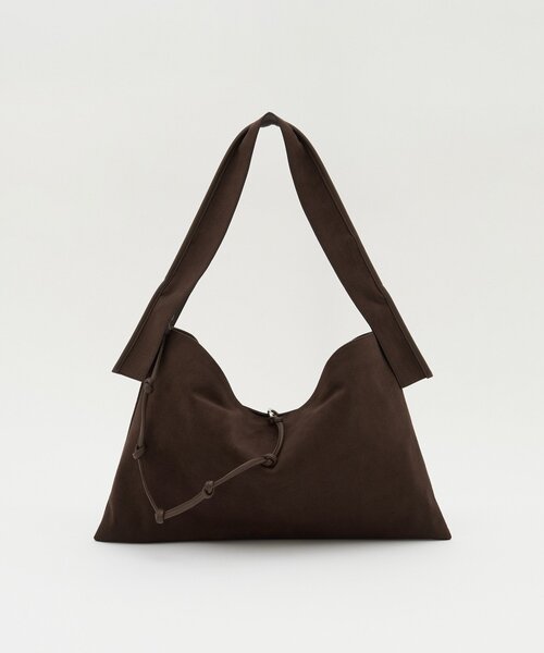russet(ラシット)の「《WEB限定》エコスエードワンショルダーバッグ(ショルダーバッグ・レディース・ダークブラウン/オリーブ・FREE)」の1枚目の写真