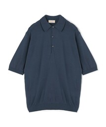 【別注J】JOHN SMEDLEY 30Gシーアイランドコットン ニットポロ ISIS