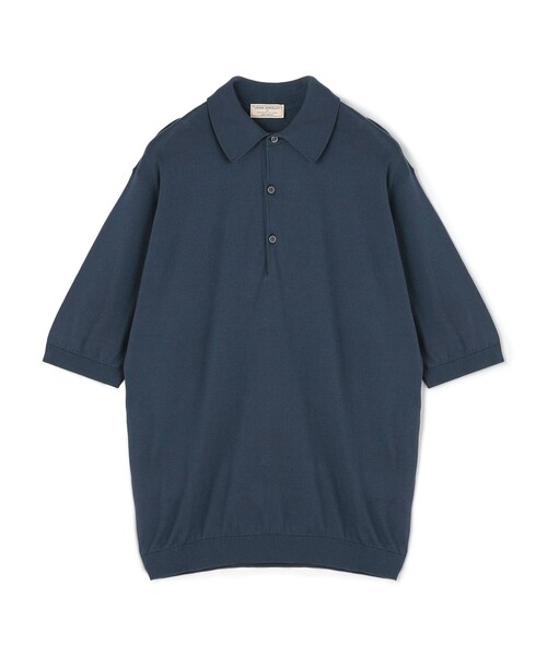別注J】JOHN SMEDLEY 30Gシーアイランドコットン ニットポロ ISIS