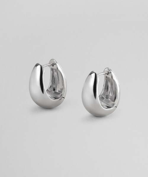 Plus Vendome ドロップフープピアス ドロップ_L キャッチレスピアス（ピアス（両耳用））｜PLUS VENDOME