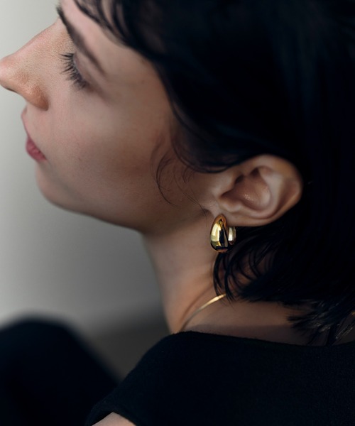 ドロップ_L キャッチレスピアス（ピアス（両耳用））｜PLUS VENDOME