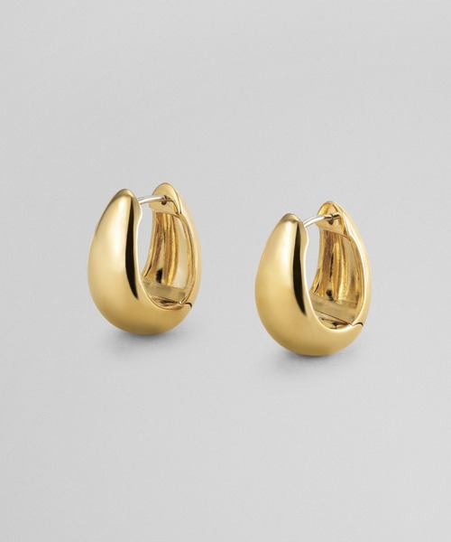 Plus Vendome ドロップフープピアス ドロップ_L キャッチレスピアス（ピアス（両耳用））｜PLUS VENDOME