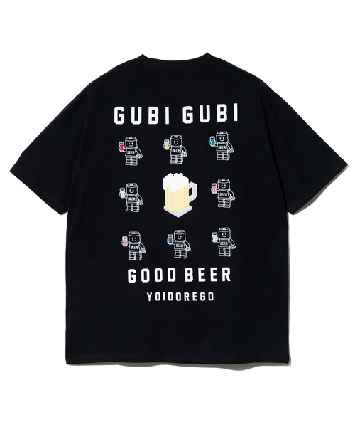 go slow caravan(ゴースローキャラバン)の「YOIDORE/酔いどれ グビグビブロック TEE(Tシャツ/カットソー・メンズ・ブラック/ホワイト・LARGE/MEDIUM/X-LARGE)」の10枚目の写真