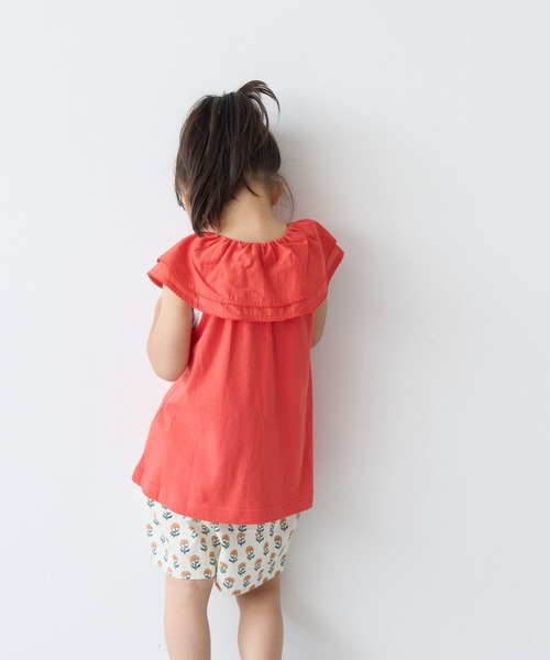 LOWRYS FARM(ローリーズファーム)の「カットBIGカラーノースリーブ 1042848(Tシャツ/カットソー・キッズ・レッド/オフホワイト/ブラック・110cm/120cm/130cm/140cm/150cm)」の18枚目の写真