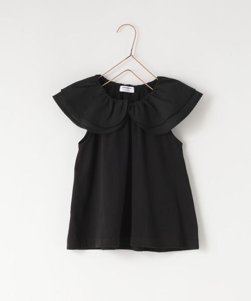 LOWRYS FARM(ローリーズファーム)の「カットBIGカラーノースリーブ 1042848(Tシャツ/カットソー・キッズ・レッド/オフホワイト/ブラック・110cm/120cm/130cm/140cm/150cm)」の19枚目の写真