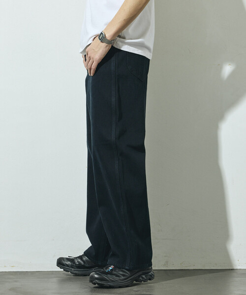 Lee(リー)の「Lee/リー ×Firsthand 別注 OVERDYE COWBOY PANTS /オーバーダイ カウボーイ デニムパンツ(デニムパンツ・メンズ・チャコールグレー・MEDIUM/SMALL/X-LARGE/LARGE)」の10枚目の写真