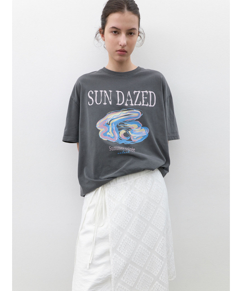 ATELIER NAIN（アトリエナイン）の「LACE LAYERED BANDING MIDI SKIRT (SK-5103)（スカート・レディース・ホワイト・SMALL/MEDIUM）」の2枚目の写真