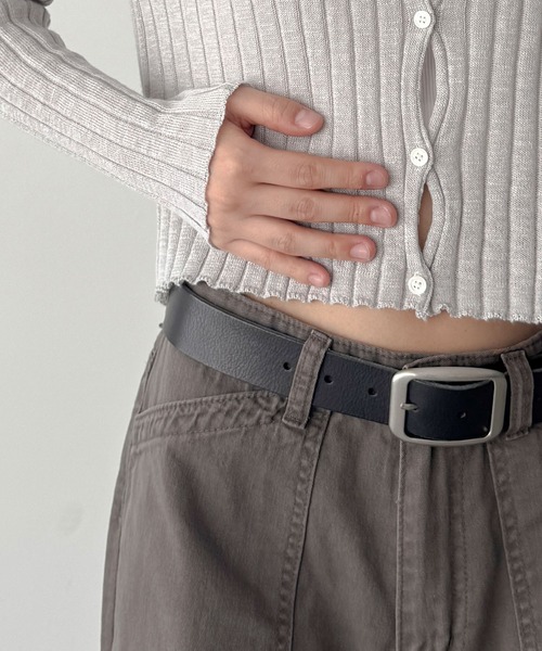 CANAL JEAN(キャナルジーン)の「El mar ハリヌキニットカーディガン(カーディガン/ボレロ・レディース・グレー/ブラック・ONE SIZE)」の13枚目の写真