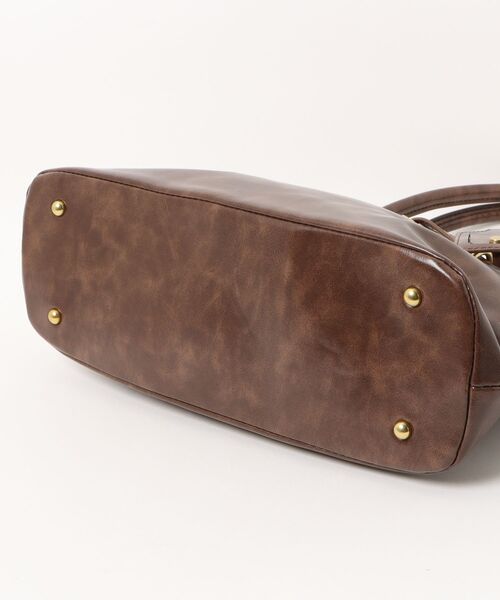 Burner(バーナー)の「【Leathen Leather(レーセンレザー)】ショルダーバッグ lea-bag-6-32(ショルダーバッグ・レディース・ブラウン/ブラック・FREE)」の4枚目の写真