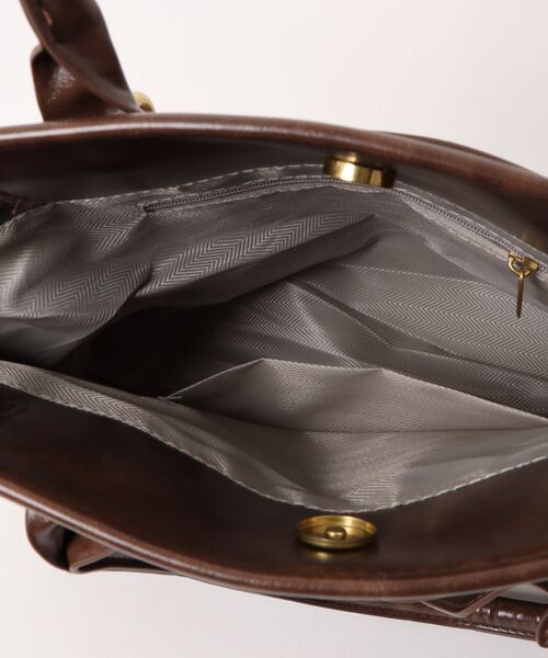 Burner(バーナー)の「【Leathen Leather(レーセンレザー)】ショルダーバッグ lea-bag-6-32(ショルダーバッグ・レディース・ブラウン/ブラック・FREE)」の5枚目の写真