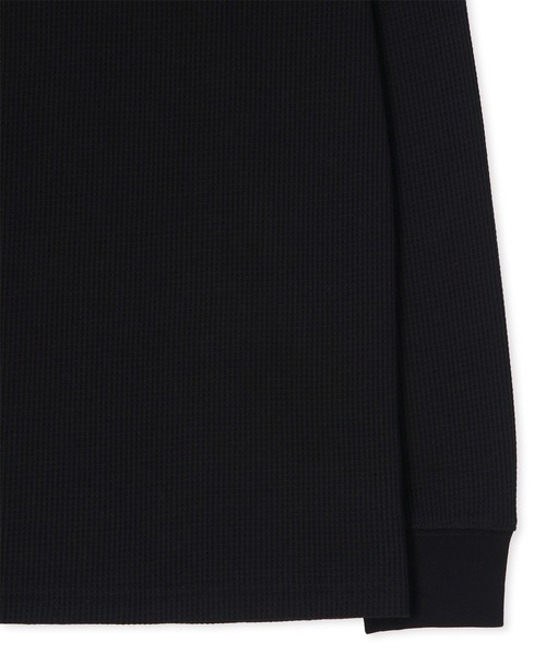 LANVIN en Bleu（ランバンオンブルー）の「T/C ワッフル  ロンT（Tシャツ/カットソー・メンズ・ブラック/ホワイト・46/48/50/52）」の15枚目の写真