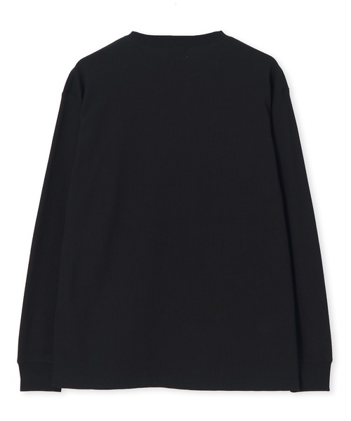 LANVIN en Bleu（ランバンオンブルー）の「T/C ワッフル  ロンT（Tシャツ/カットソー・メンズ・ブラック/ホワイト・46/48/50/52）」の13枚目の写真