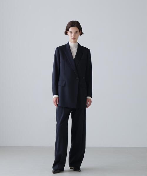 ADORE（アドーア）の「◆ウーステッドツイルパンツ（その他パンツ・レディース・ネイビー・36/38）」の2枚目の写真