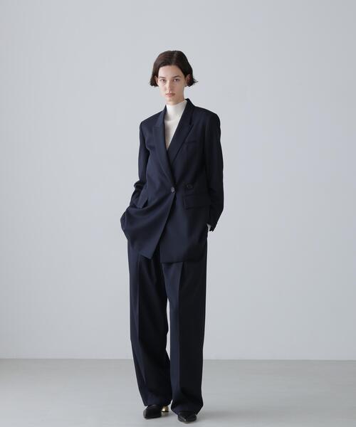 ADORE（アドーア）の「◆ウーステッドツイルパンツ（その他パンツ・レディース・ネイビー・36/38）」の3枚目の写真