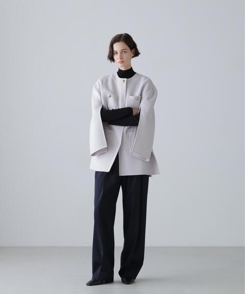 ADORE（アドーア）の「◆ウーステッドツイルパンツ（その他パンツ・レディース・ネイビー・36/38）」の4枚目の写真