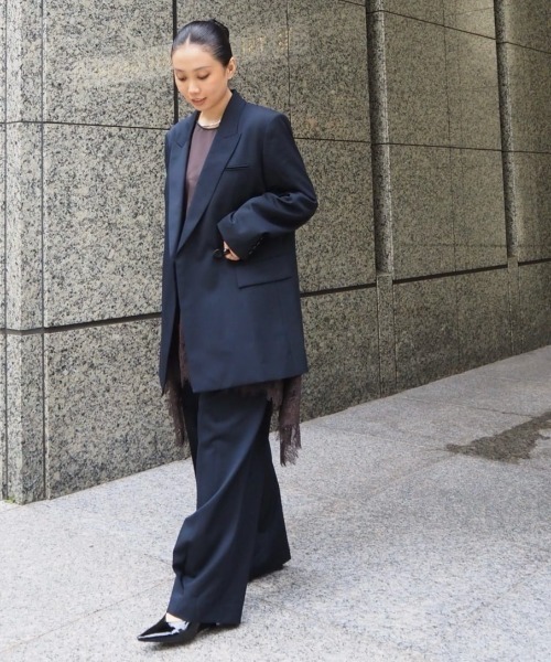 ADORE（アドーア）の「◆ウーステッドツイルパンツ（その他パンツ・レディース・ネイビー・36/38）」の15枚目の写真