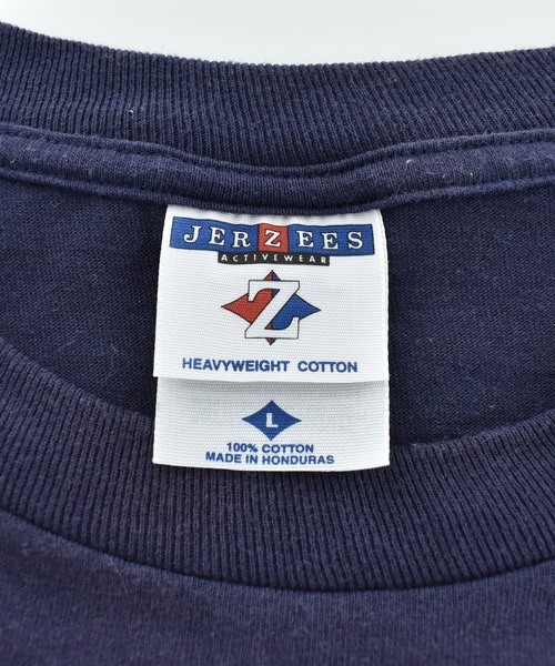 JERZEES(ジャージーズ)の「【USED】90’s JERZEES Walmart 企業ロゴ Tシャツ(Tシャツ/カットソー・メンズ・ネイビー・LARGE)」の4枚目の写真