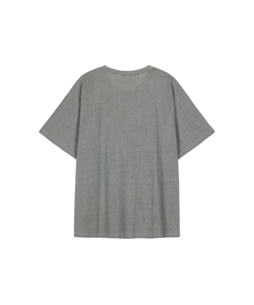 DEINET(ダイニット)の「DEINET LETTERING T-SHIRTS IN CHARCOAL(Tシャツ/カットソー・レディース・その他・FREE)」の3枚目の写真