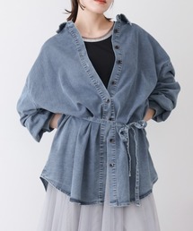 デニムロングシャツ