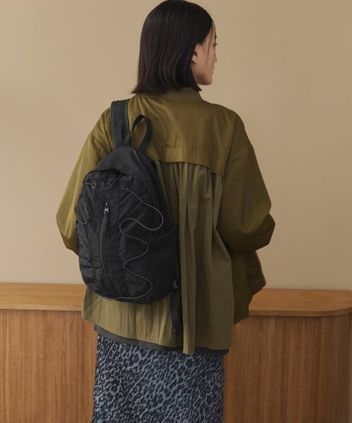 Doux archives(ドゥアルシーヴ)の「【名品】バックギャザーMA-1ミドルジャケット(MA-1・レディース・カーキ/ブラウン/ブラック・FREE)」の14枚目の写真