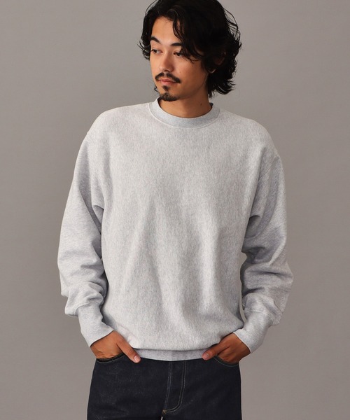 Lee(リー)の「Lee/VINTAGE SWEAT CROSS GRAIN / スウェット(スウェット・メンズ・グレー/ネイビー・MEDIUM/LARGE/X-LARGE/SMALL)」の2枚目の写真