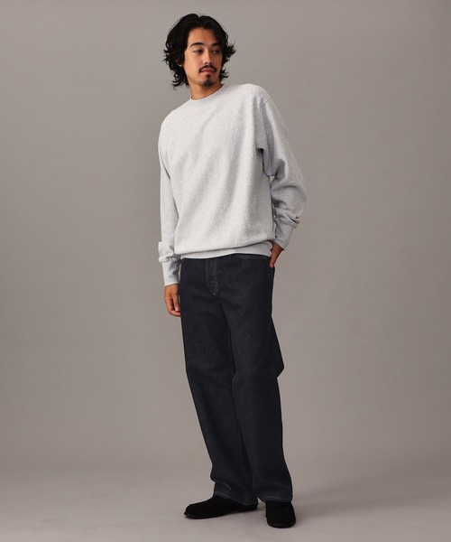 Lee(リー)の「Lee/VINTAGE SWEAT CROSS GRAIN / スウェット(スウェット・メンズ・グレー/ネイビー・MEDIUM/LARGE/X-LARGE/SMALL)」の4枚目の写真