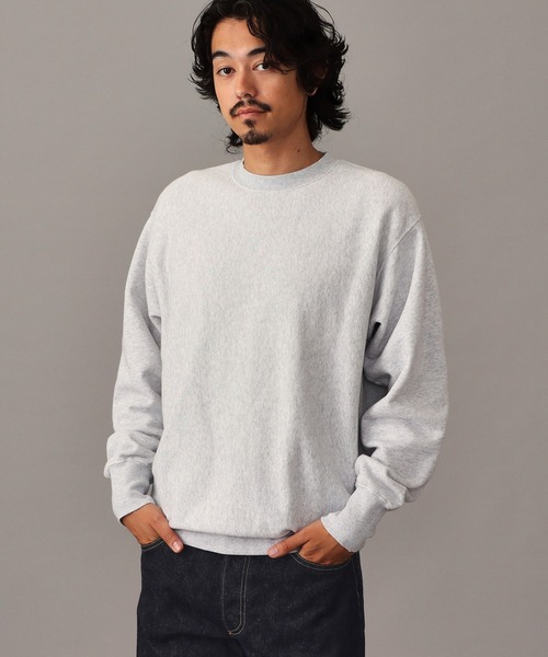 Lee(リー)の「Lee/VINTAGE SWEAT CROSS GRAIN / スウェット(スウェット・メンズ・グレー/ネイビー・MEDIUM/LARGE/X-LARGE/SMALL)」の5枚目の写真