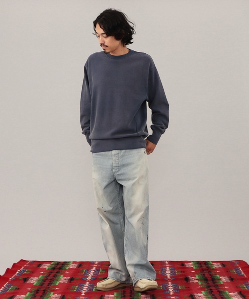 Lee(リー)の「Lee/VINTAGE SWEAT CROSS GRAIN / スウェット(スウェット・メンズ・グレー/ネイビー・MEDIUM/LARGE/X-LARGE/SMALL)」の12枚目の写真