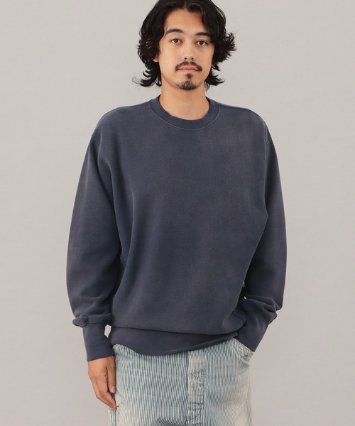 Lee(リー)の「Lee/VINTAGE SWEAT CROSS GRAIN / スウェット(スウェット・メンズ・グレー/ネイビー・MEDIUM/LARGE/X-LARGE/SMALL)」の13枚目の写真