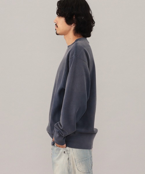 Lee(リー)の「Lee/VINTAGE SWEAT CROSS GRAIN / スウェット(スウェット・メンズ・グレー/ネイビー・MEDIUM/LARGE/X-LARGE/SMALL)」の14枚目の写真