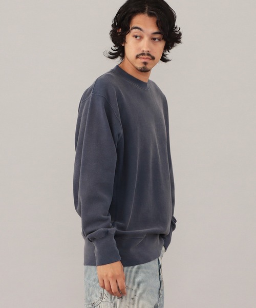 Lee(リー)の「Lee/VINTAGE SWEAT CROSS GRAIN / スウェット(スウェット・メンズ・グレー/ネイビー・MEDIUM/LARGE/X-LARGE/SMALL)」の15枚目の写真