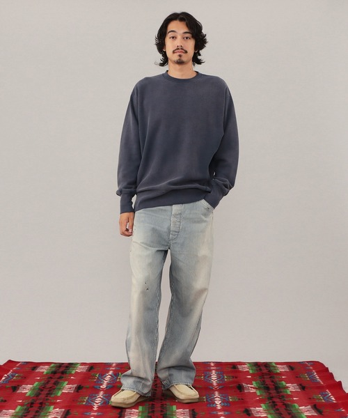 Lee(リー)の「Lee/VINTAGE SWEAT CROSS GRAIN / スウェット(スウェット・メンズ・グレー/ネイビー・MEDIUM/LARGE/X-LARGE/SMALL)」の18枚目の写真