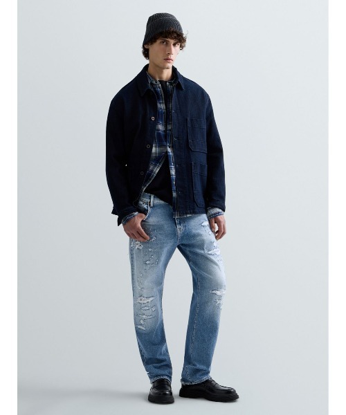 REPLAY(リプレイ)の「ストレートフィットAIDEEN Aged20 ストレッチデニム(デニムパンツ・メンズ・ライトブルー・W29xL32/W30xL32/W31xL32/W32xL32/W33xL32/W34xL32/W36xL32)」の2枚目の写真