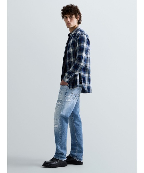REPLAY(リプレイ)の「ストレートフィットAIDEEN Aged20 ストレッチデニム(デニムパンツ・メンズ・ライトブルー・W29xL32/W30xL32/W31xL32/W32xL32/W33xL32/W34xL32/W36xL32)」の4枚目の写真