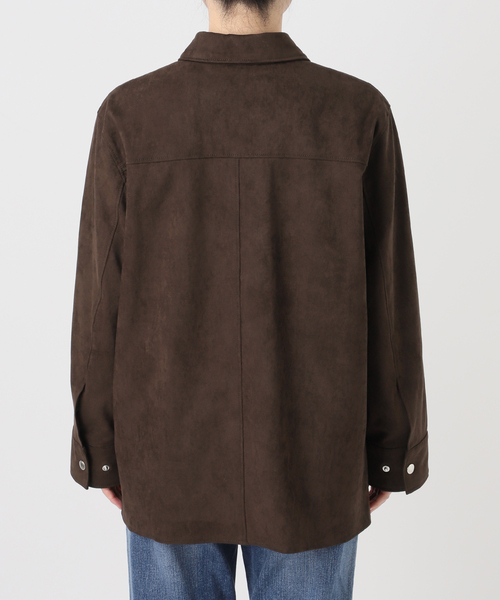 Spick & Span(スピックアンドスパン)の「《新色有り / 追加》フェイクスエードオープンカラージャケット(その他アウター・レディース・ブラウン/キャメル・38/36)」の15枚目の写真
