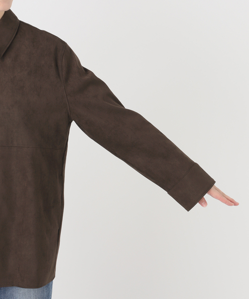 Spick & Span(スピックアンドスパン)の「《新色有り / 追加》フェイクスエードオープンカラージャケット(その他アウター・レディース・ブラウン/キャメル・38/36)」の17枚目の写真
