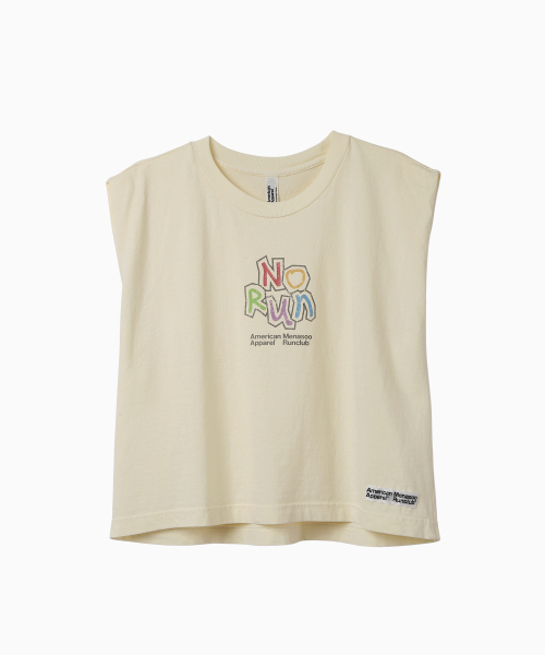 MENASOO（ミナス）の「MNS x American apparel No Run Sleeveless (over-fit)_Cream（Tシャツ/カットソー・レディース・Cream・SMALL/MEDIUM）」の12枚目の写真